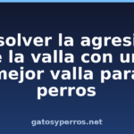Resolver la agresión de la valla con una mejor valla para perros
