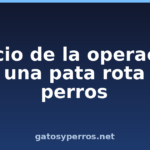 Precio de la operación de una pata rota en perros