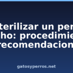 Esterilizar un perro macho: procedimiento y recomendaciones Esterilizar un perro macho: procedimiento y recomendaciones
