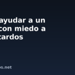 Cómo ayudar a un perro con miedo a los petardos