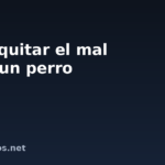 Cómo quitar el mal olor a un perro