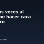 Cuántas veces al día debe hacer caca un perro
