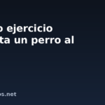 Cuánto ejercicio necesita un perro al día