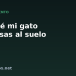 Por qué mi gato tira cosas al suelo
